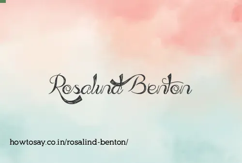 Rosalind Benton