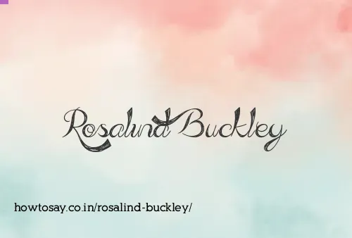 Rosalind Buckley