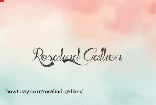 Rosalind Gallien