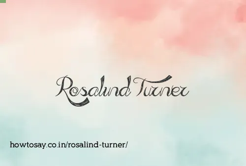 Rosalind Turner