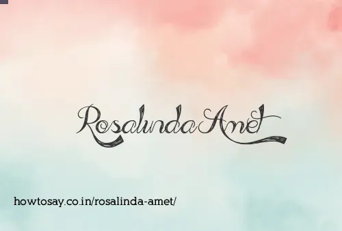 Rosalinda Amet
