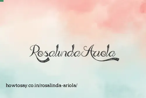 Rosalinda Ariola