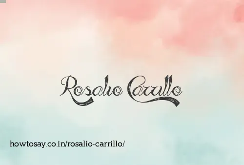 Rosalio Carrillo