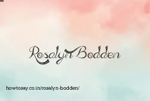 Rosalyn Bodden