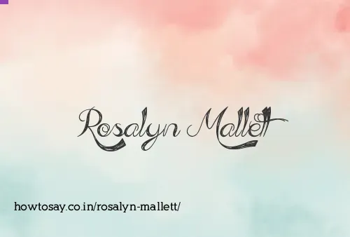 Rosalyn Mallett