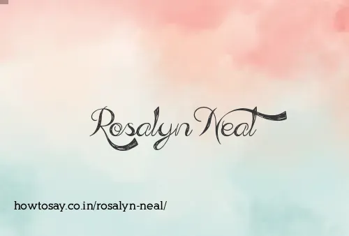 Rosalyn Neal