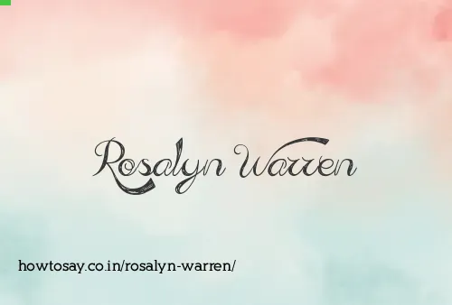 Rosalyn Warren