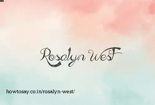 Rosalyn West