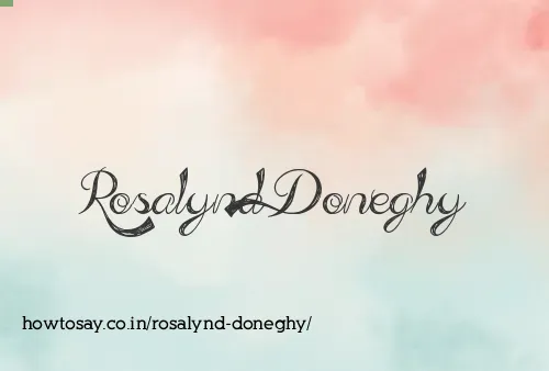 Rosalynd Doneghy