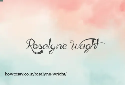 Rosalyne Wright