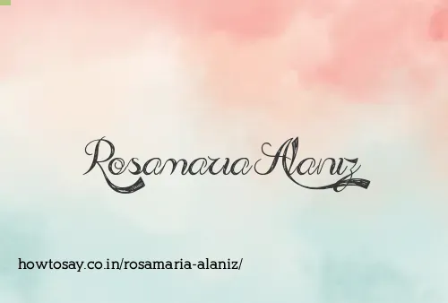 Rosamaria Alaniz