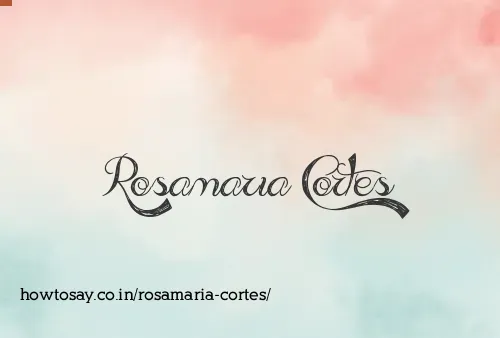 Rosamaria Cortes