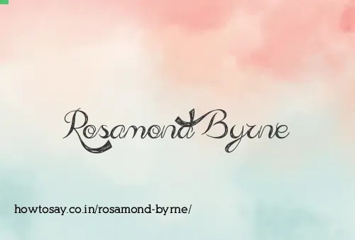 Rosamond Byrne