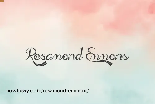 Rosamond Emmons