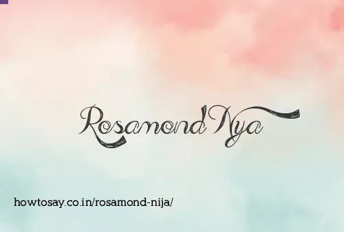 Rosamond Nija