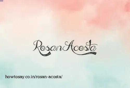 Rosan Acosta