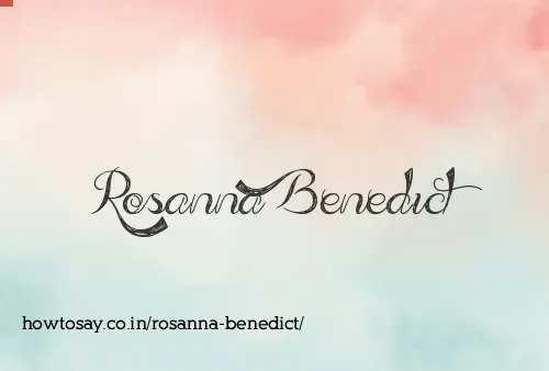 Rosanna Benedict