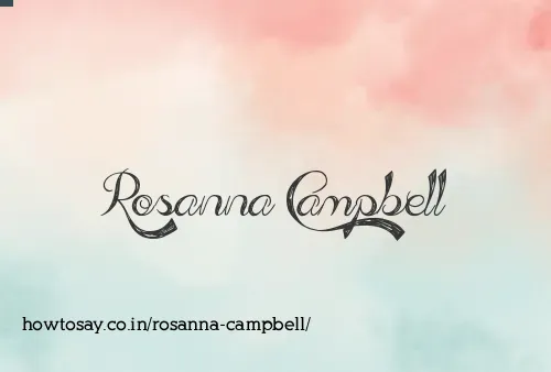 Rosanna Campbell