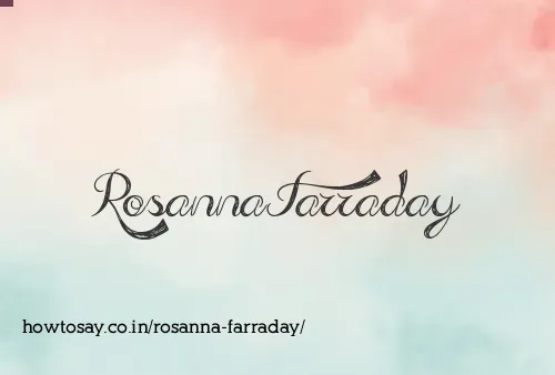 Rosanna Farraday
