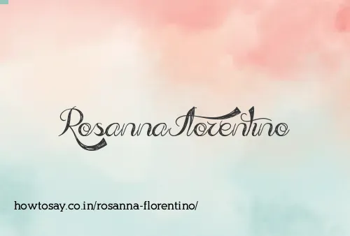 Rosanna Florentino