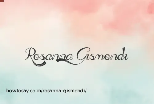 Rosanna Gismondi