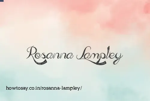 Rosanna Lampley