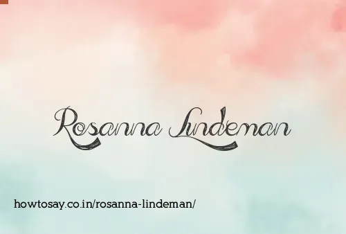 Rosanna Lindeman