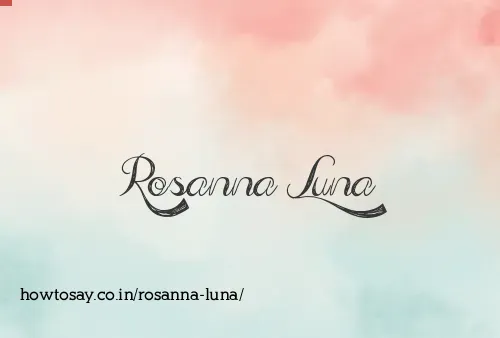 Rosanna Luna