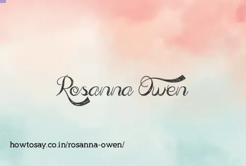 Rosanna Owen