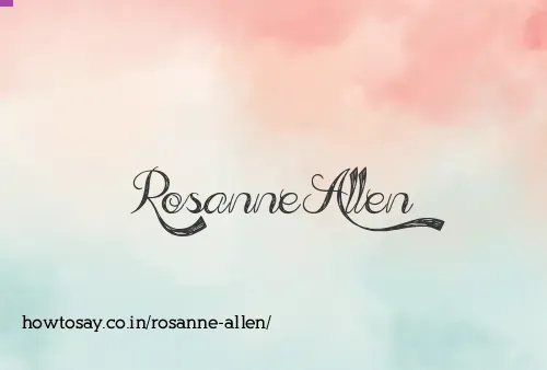 Rosanne Allen