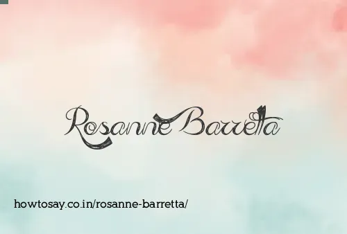 Rosanne Barretta