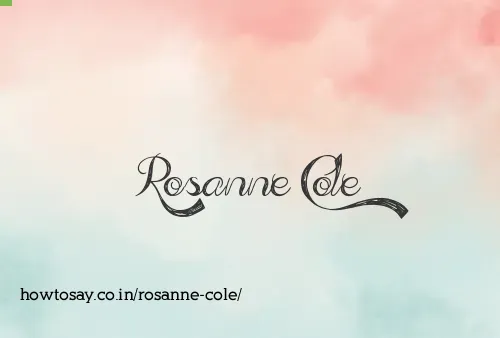 Rosanne Cole