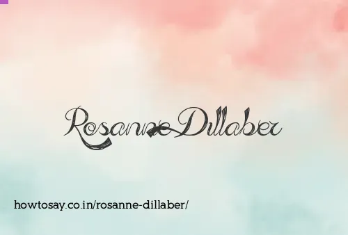 Rosanne Dillaber