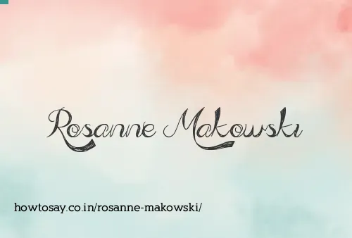Rosanne Makowski