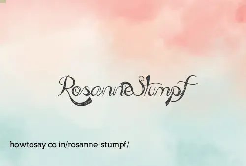 Rosanne Stumpf