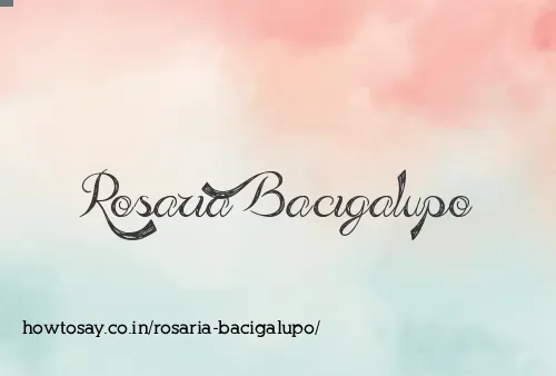 Rosaria Bacigalupo