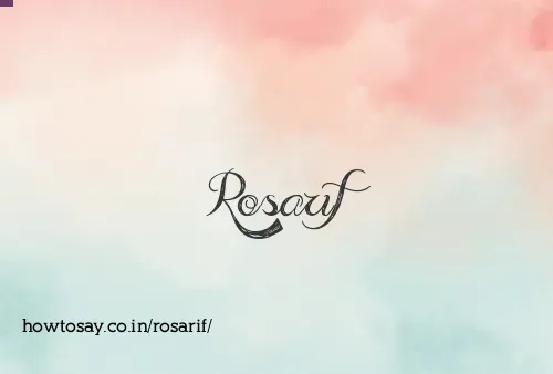 Rosarif