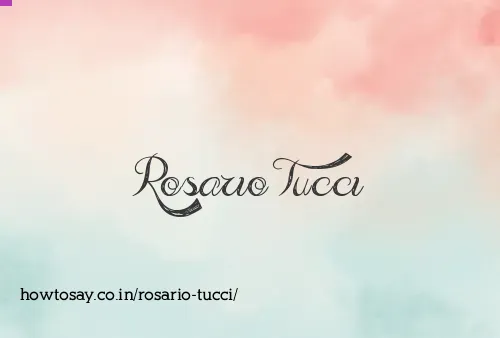 Rosario Tucci