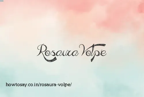 Rosaura Volpe