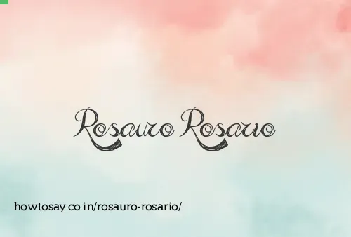 Rosauro Rosario
