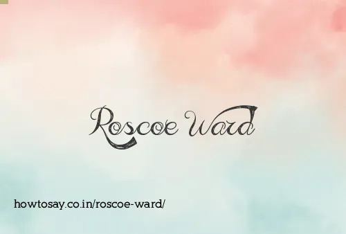 Roscoe Ward