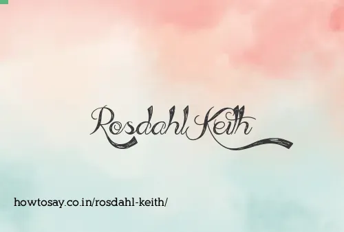 Rosdahl Keith