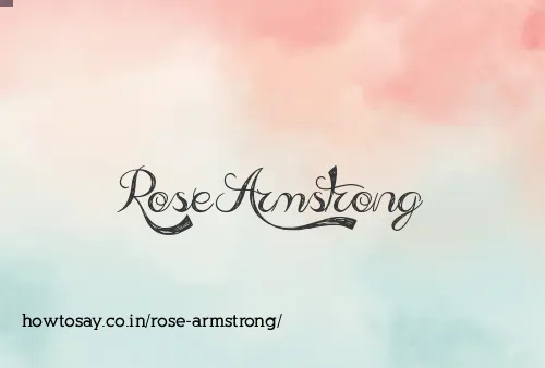 Rose Armstrong