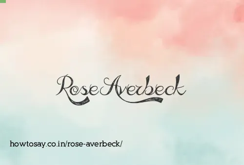 Rose Averbeck