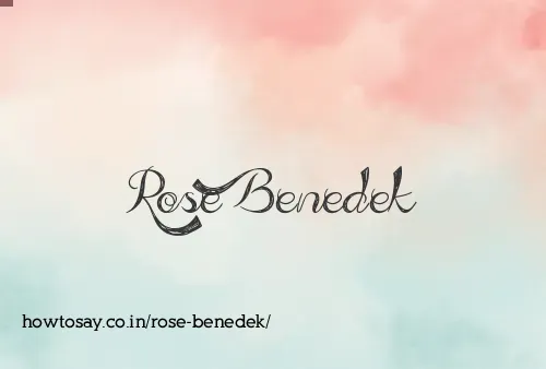 Rose Benedek