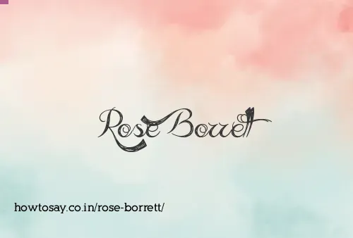 Rose Borrett