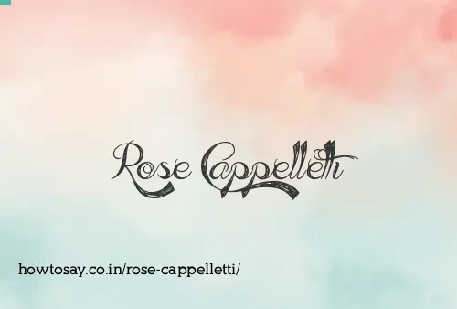 Rose Cappelletti