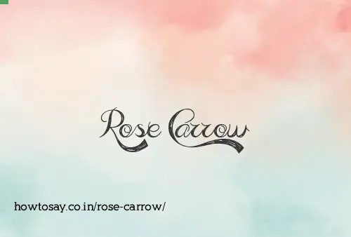 Rose Carrow