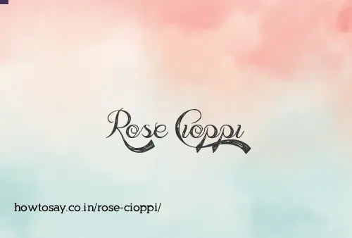 Rose Cioppi