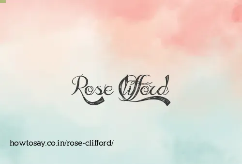 Rose Clifford